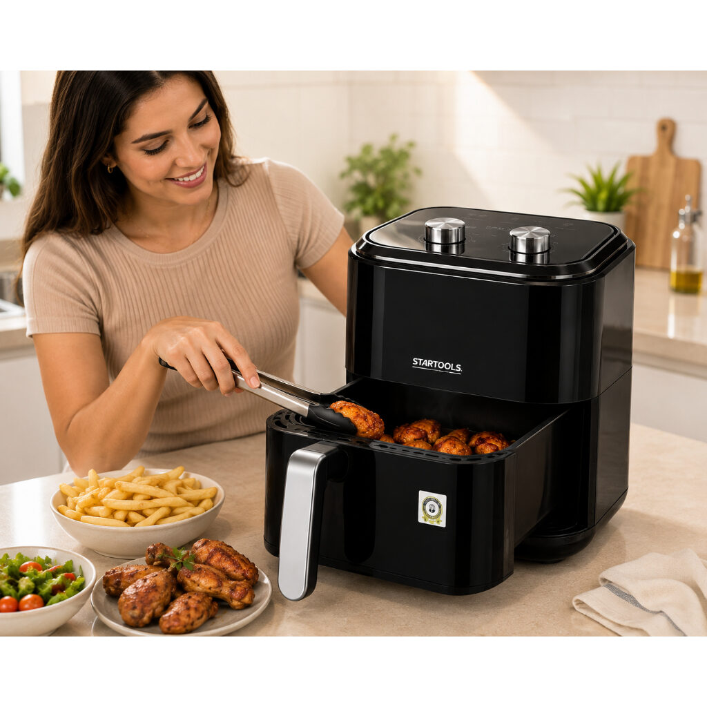 Air Fryer 5 Litros 220V Preta, foto 2