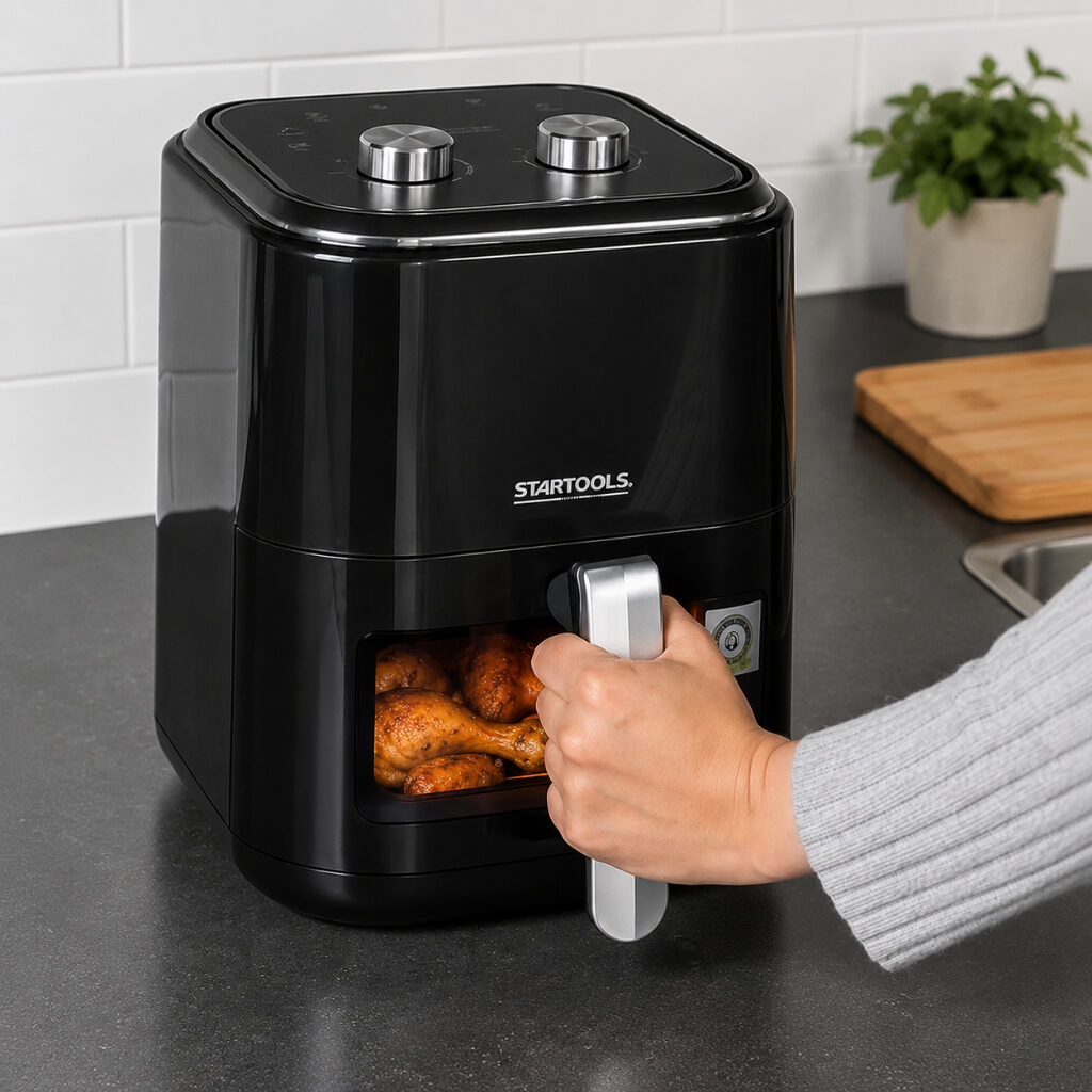 Air Fryer 5 Litros 220V Preta, foto 3