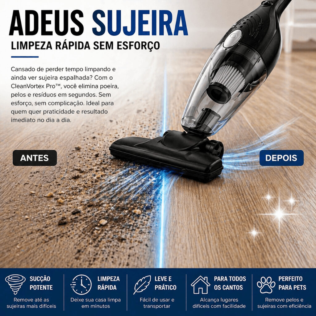 Aspirador Elétrico Portátil 2 em 1 — 220V, foto 2