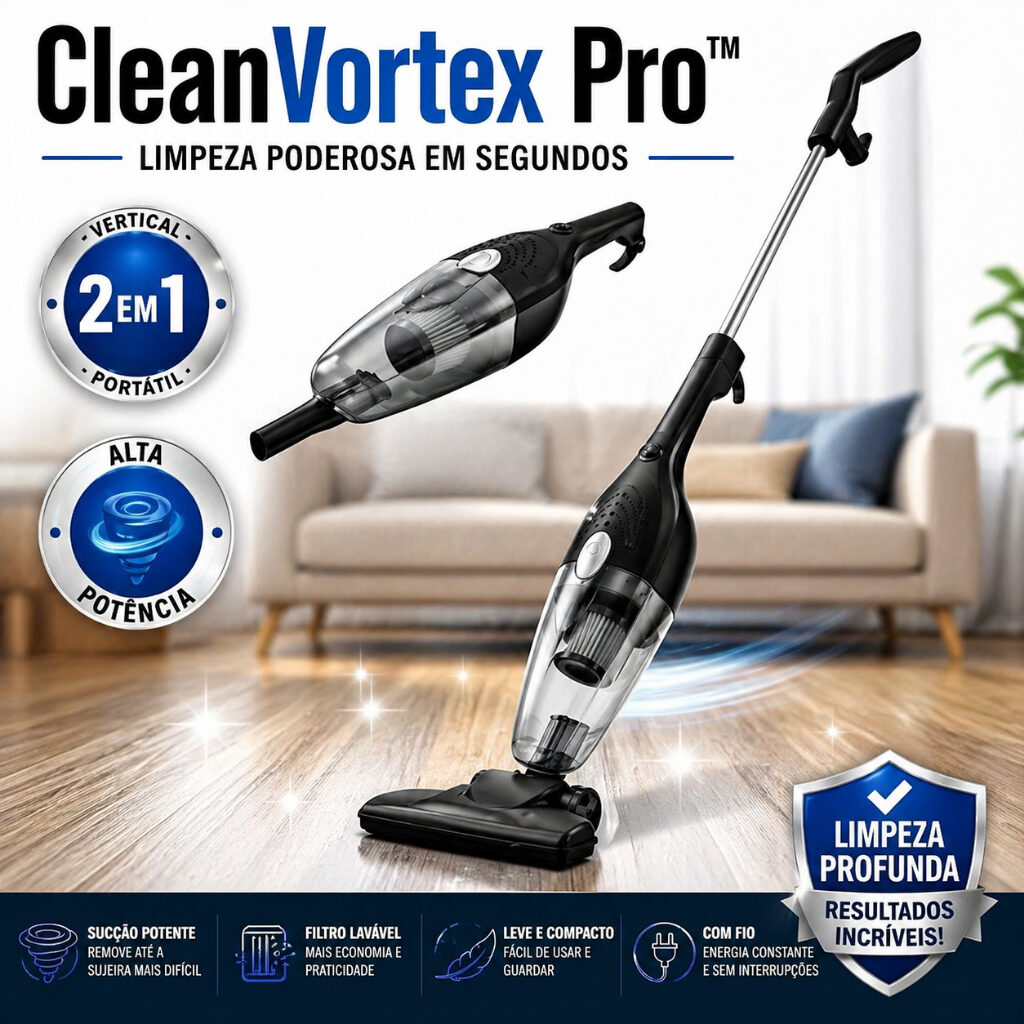 Aspirador Elétrico Portátil 2 em 1 — 220V, foto 4