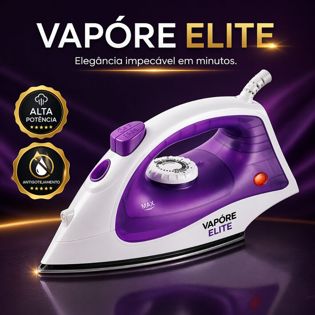 Ferro de Passar a Vapor 127V 1500W, foto 5