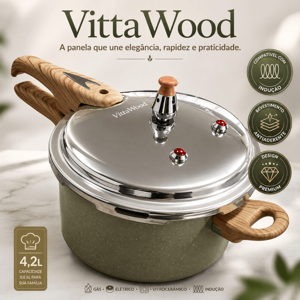 Panela de Pressão Max Chef Wood 4,2 L, foto 3