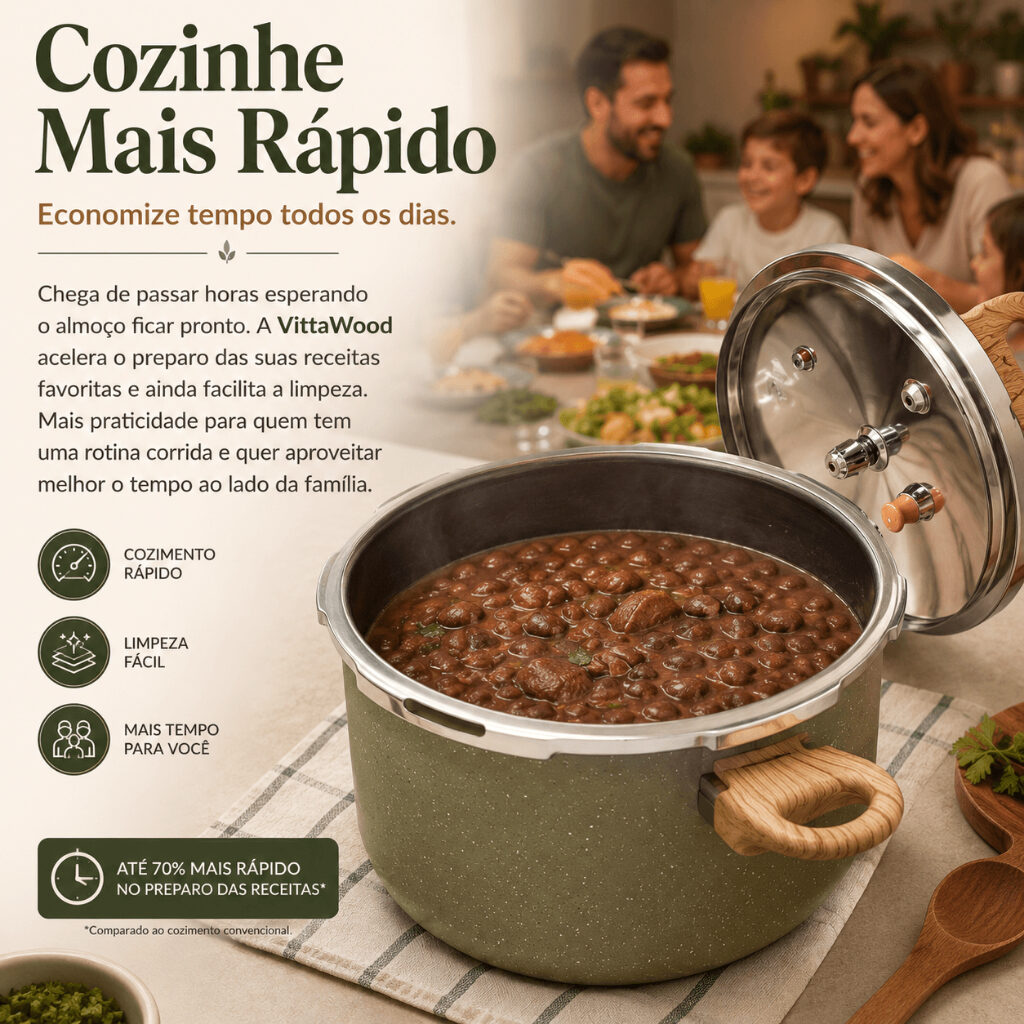 Panela de Pressão Max Chef Wood 4,2 L, foto 6